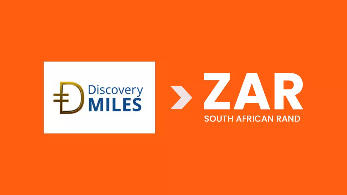 Discovery Miles to Rand Calculator - Conversion Exchange Rate